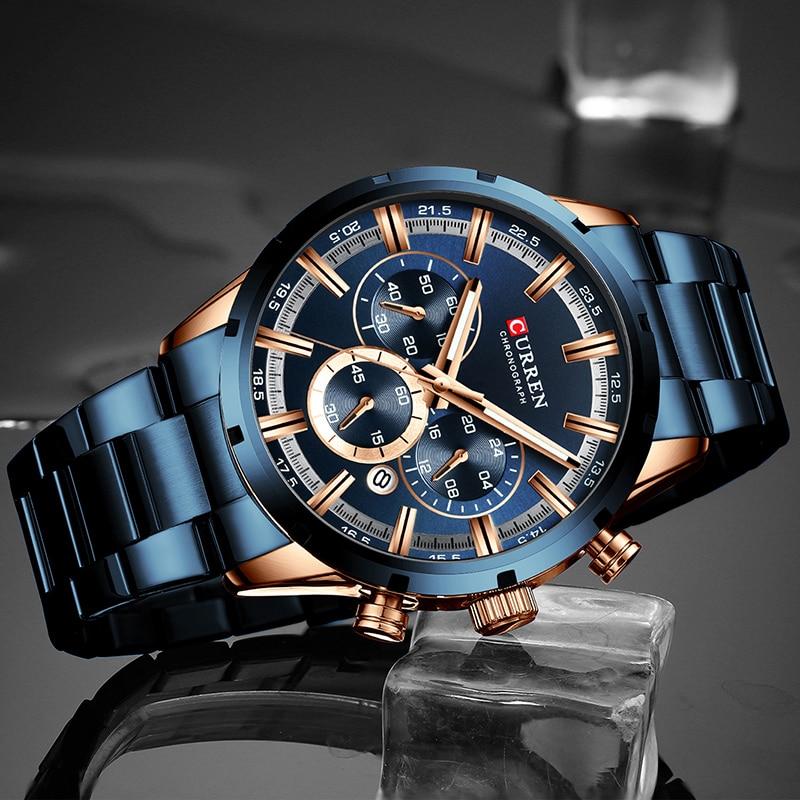 Reloj cronógrafo de estilo ejecutivo
