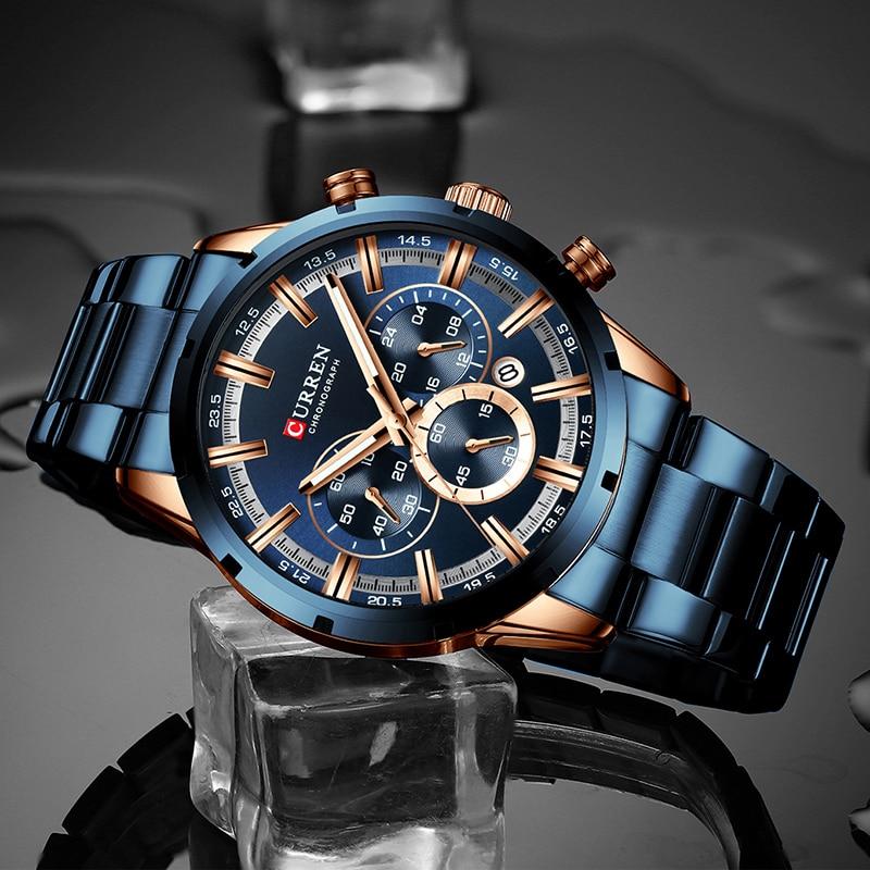 Reloj cronógrafo de estilo ejecutivo