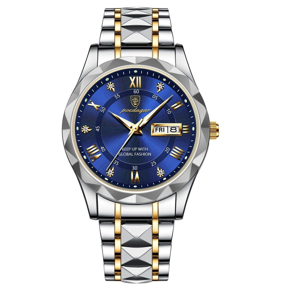 Reloj de lujo para mujer en acero inoxidable
