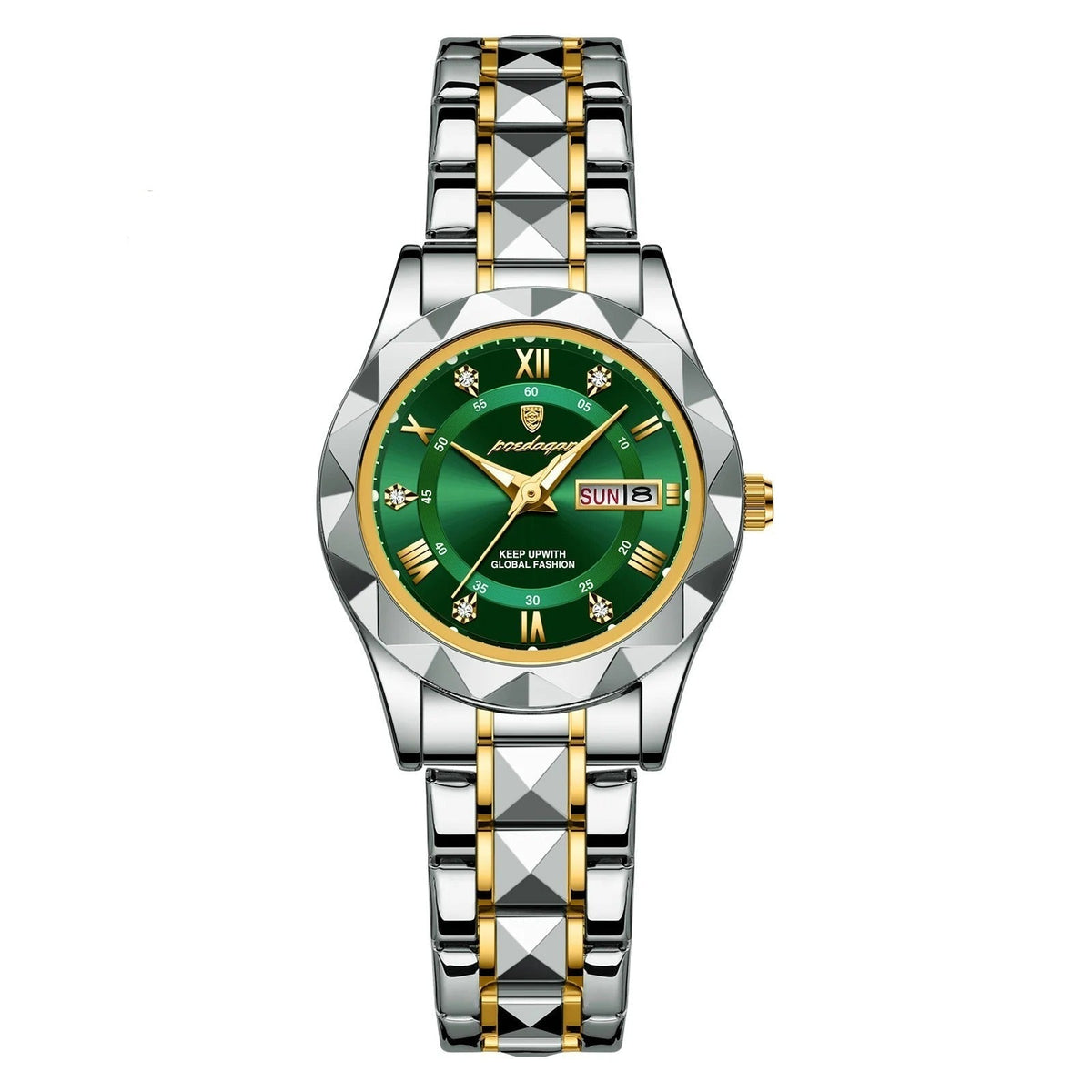 Reloj de lujo para mujer en acero inoxidable