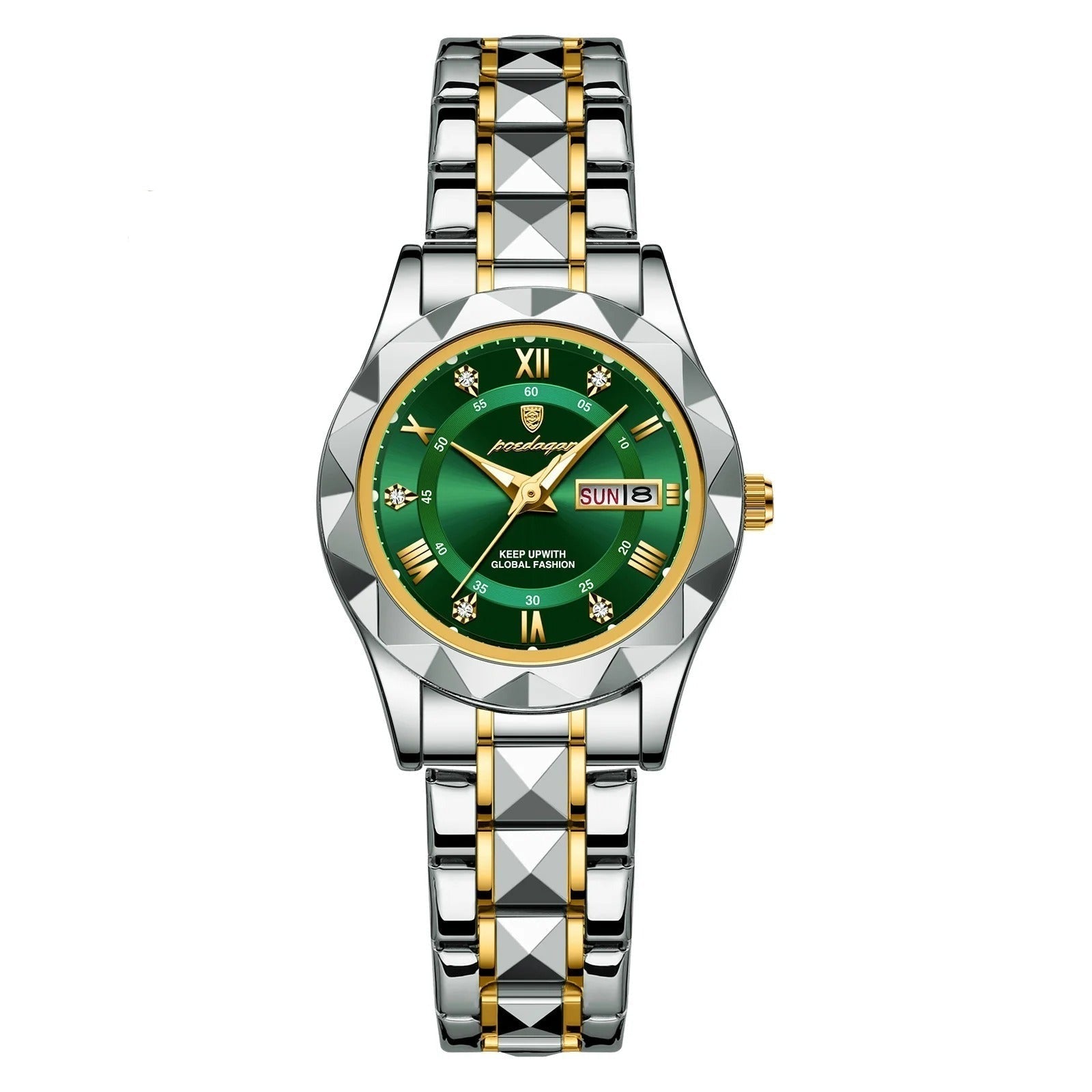 Reloj de lujo para mujer en acero inoxidable