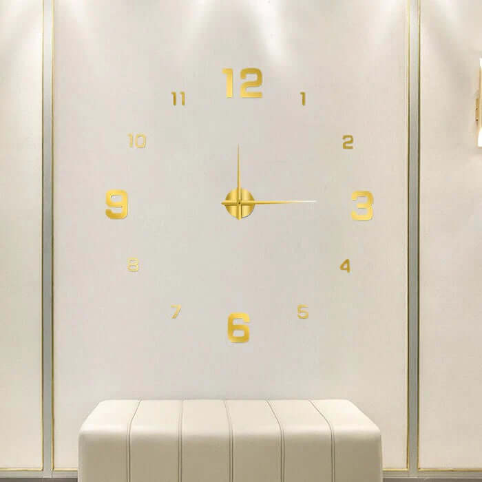 Reloj de Pared Grande Bricolaje 60-130 cm - Diseño Moderno