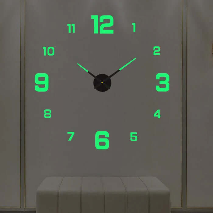 Reloj de Pared Grande Bricolaje 60-130 cm - Diseño Moderno