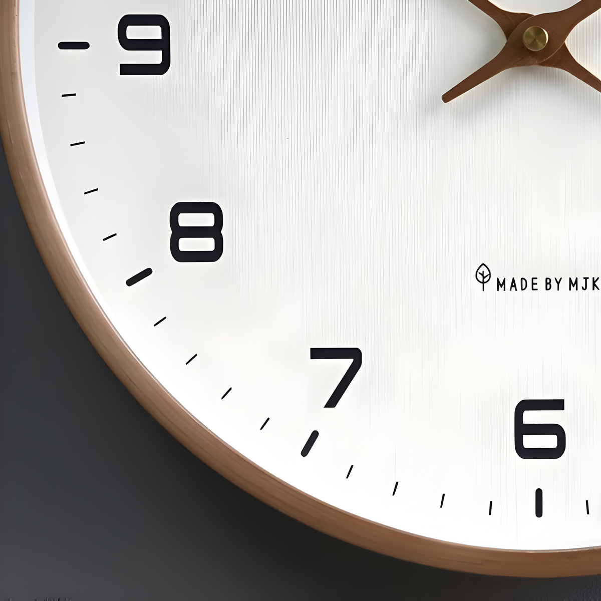 Reloj de Pared Silencioso de Madera | Diseño Moderno Redondo