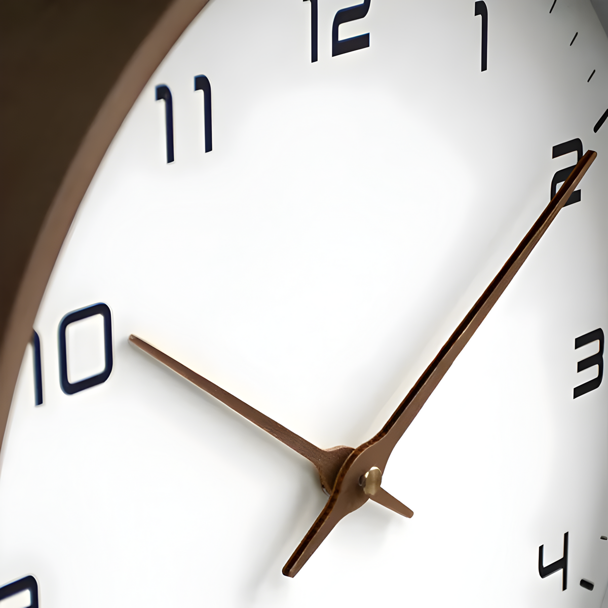 Reloj de Pared Silencioso de Madera | Diseño Moderno Redondo