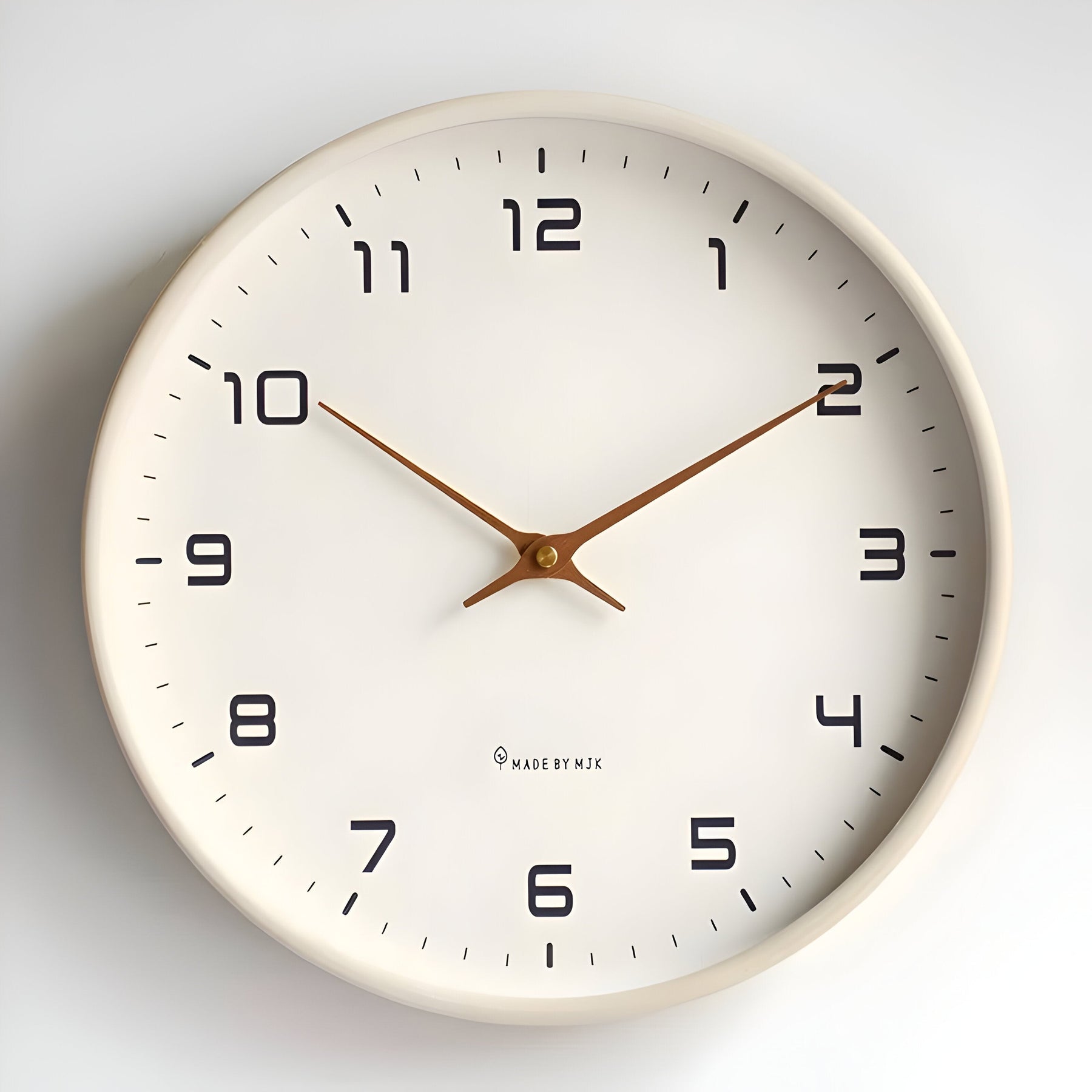 Reloj de Pared Silencioso de Madera | Diseño Moderno Redondo