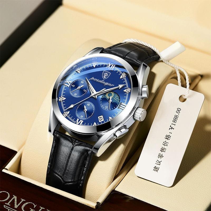 Reloj de pulsera para hombre de cuero premium