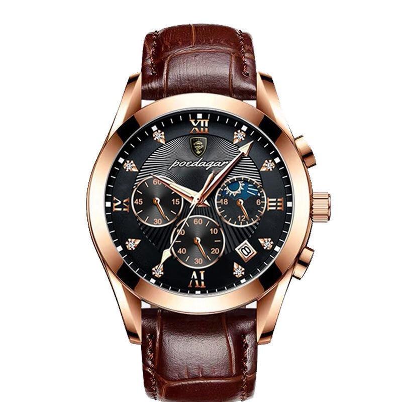 Reloj de pulsera para hombre de cuero premium