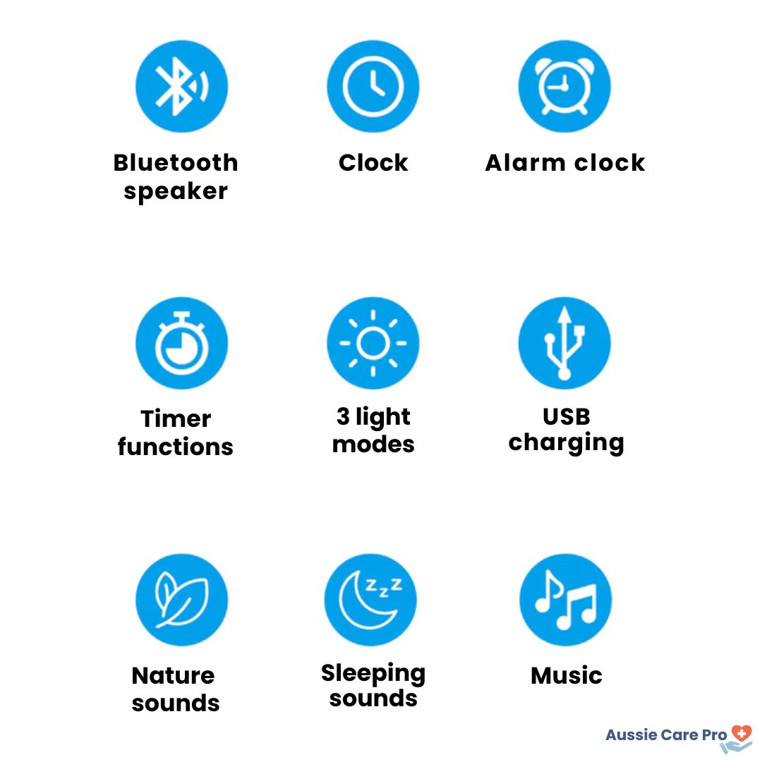 Reloj Despertador Digital con Luz de Simulación de Amanecer, Ruido Blanco y Entrenador de Sueño para Niños y Adultos