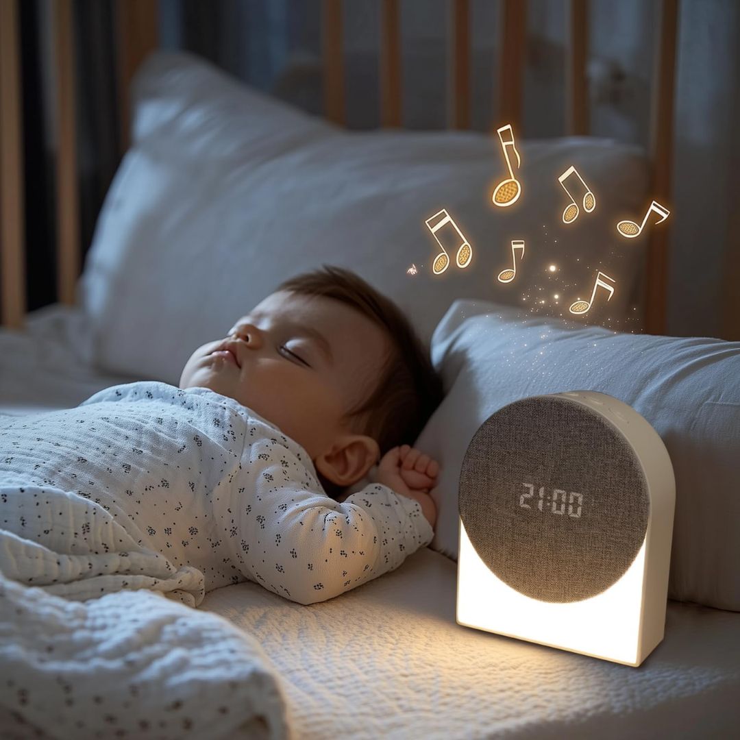 Reloj Despertador Digital con Luz de Simulación de Amanecer, Ruido Blanco y Entrenador de Sueño para Niños y Adultos