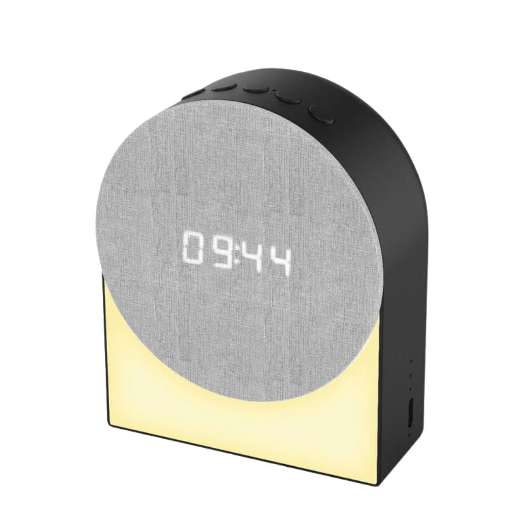 Reloj Despertador Digital con Luz de Simulación de Amanecer, Ruido Blanco y Entrenador de Sueño para Niños y Adultos