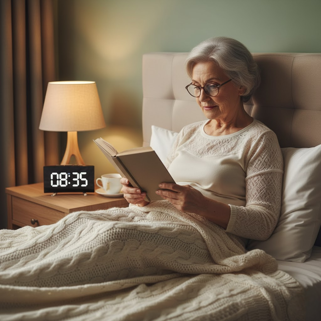 Reloj despertador digital LED con pantalla curva e iluminación automática