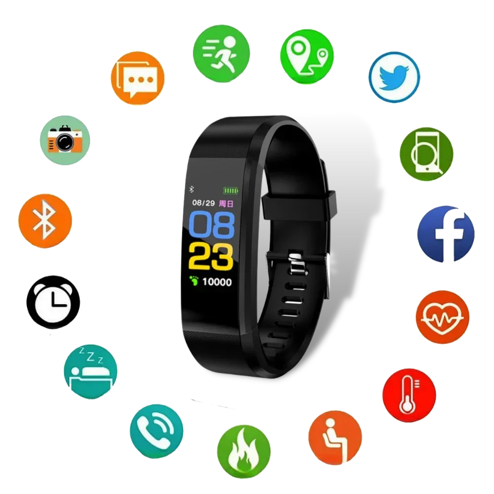 Reloj inteligente apto para personas mayores con funciones de seguimiento de la salud