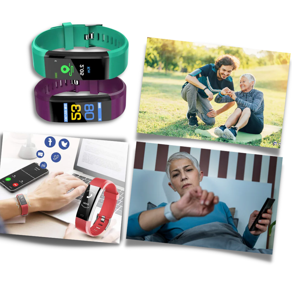 Reloj inteligente apto para personas mayores con funciones de seguimiento de la salud