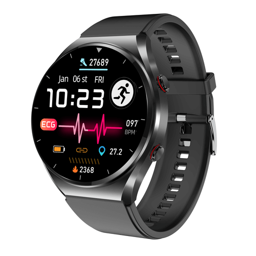 Reloj inteligente con monitor de presión arterial y glucosa en sangre