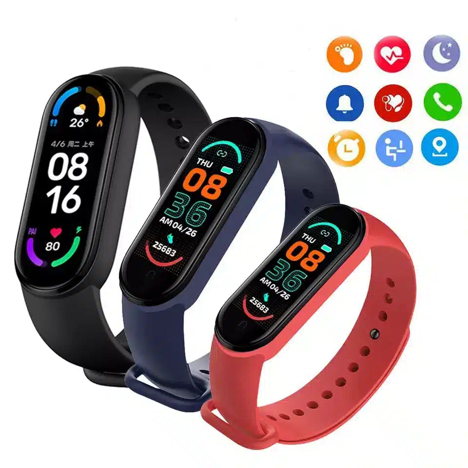 Reloj inteligente con monitor de pulso y presión arterial (resistente al agua y al polvo)
