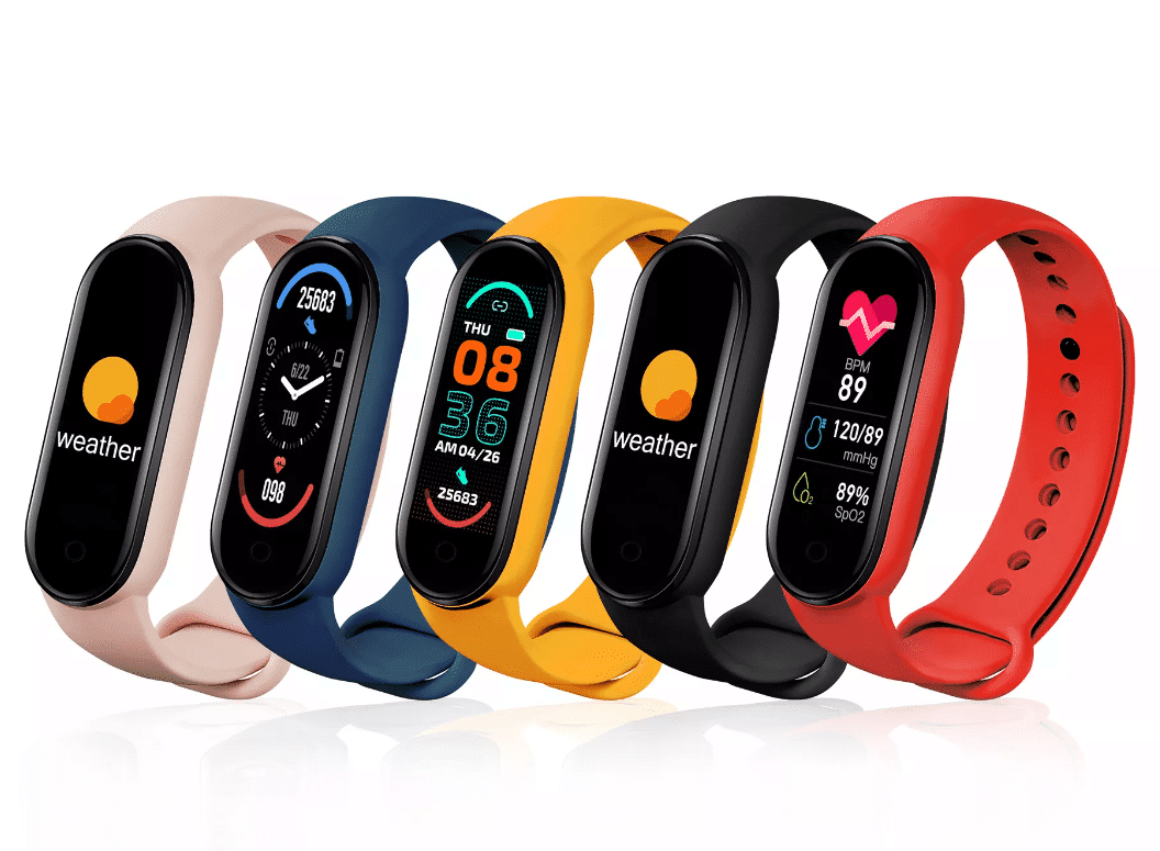Reloj inteligente con monitor de pulso y presión arterial (resistente al agua y al polvo)