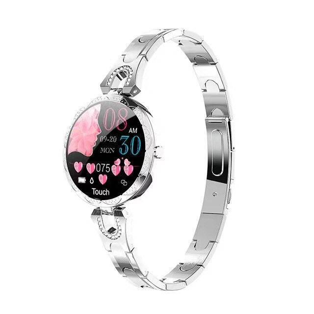 Reloj inteligente de fitness resistente al agua para mujer
