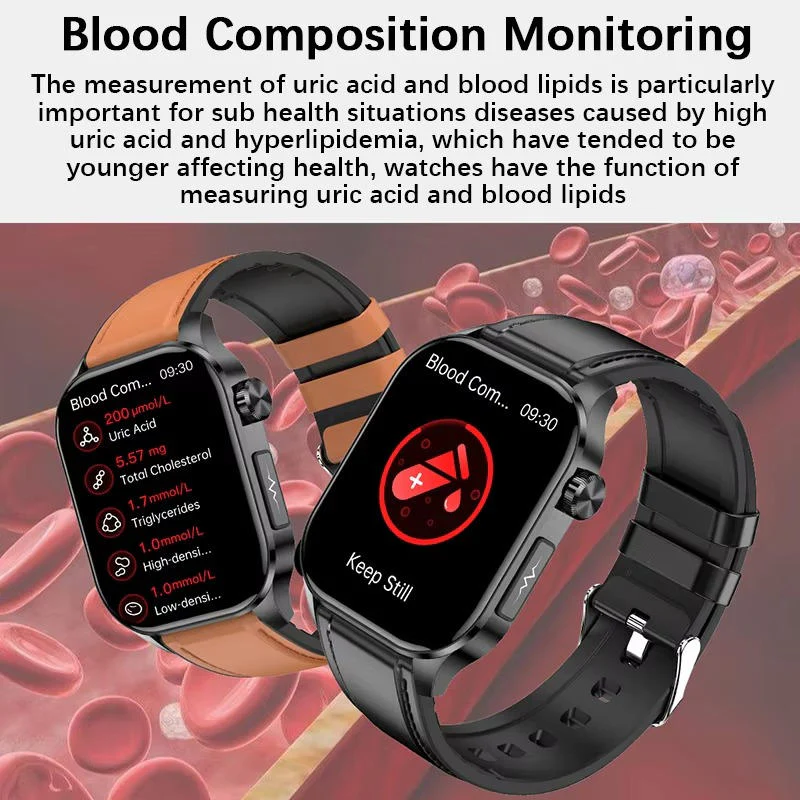 Reloj inteligente para personas mayores con monitoreo de salud