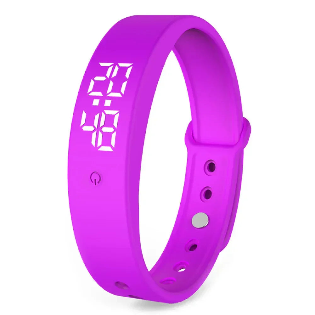 Reloj inteligente resistente al agua con alarma vibratoria