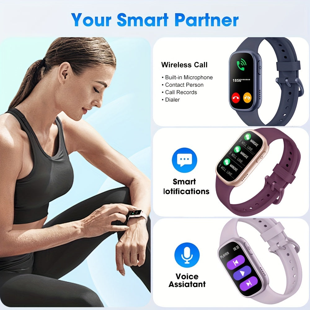 Reloj inteligente resistente al agua con batería de larga duración y monitor de actividad física para un estilo de vida activo
