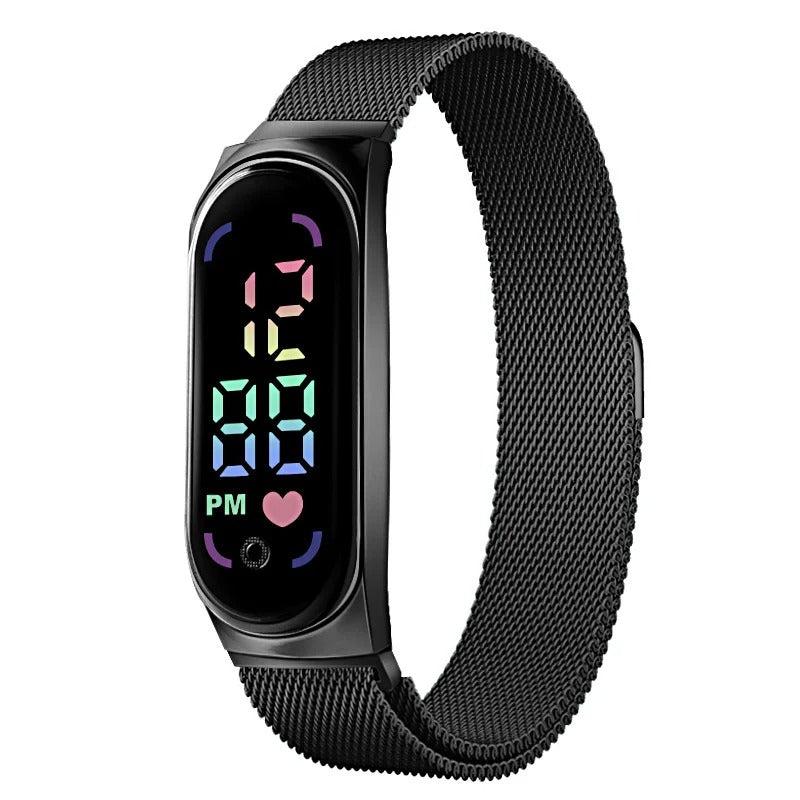 Reloj LED magnético para mujer