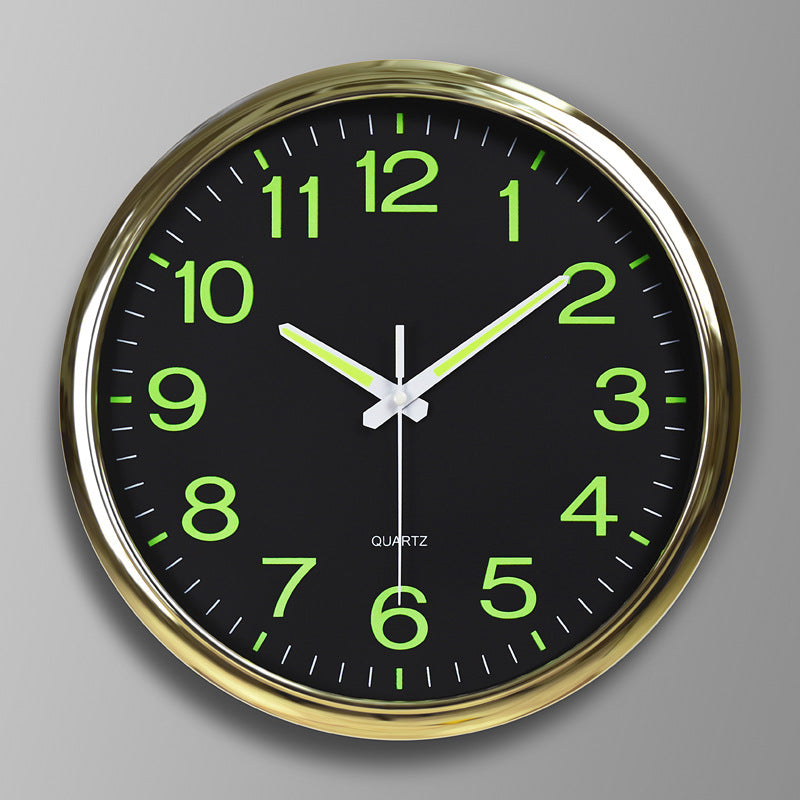 Reloj Luminoso Grande Elegante – Elemento de Diseño con Efecto Neutro de Brillantez para Interiores Modernos y Acogedores