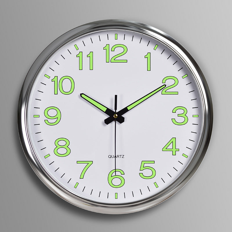 Reloj Luminoso Grande Elegante – Elemento de Diseño con Efecto Neutro de Brillantez para Interiores Modernos y Acogedores