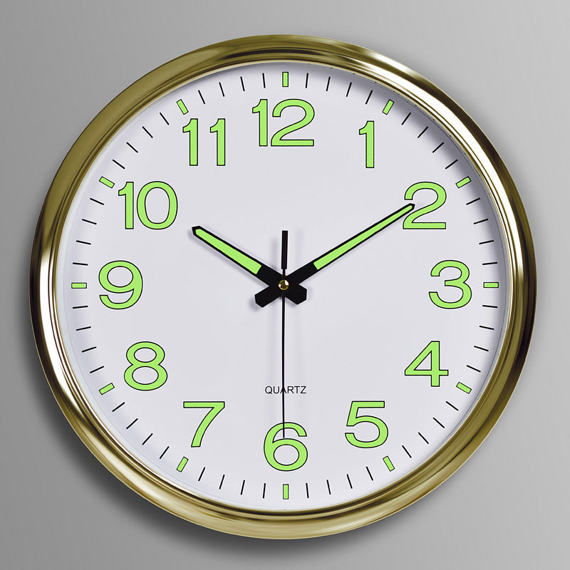 Reloj Luminoso Grande Elegante – Elemento de Diseño con Efecto Neutro de Brillantez para Interiores Modernos y Acogedores