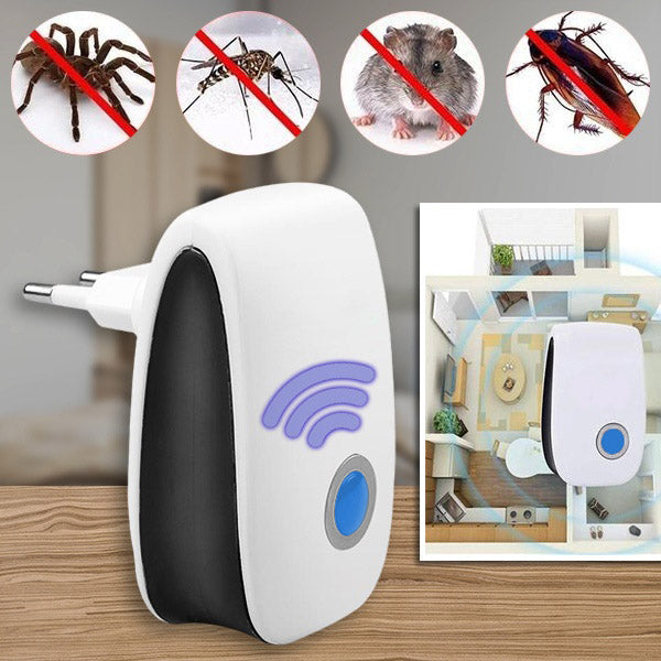 Repelente de Plagas | Protección Contra Insectos Sin Productos Químicos | Plug and Play