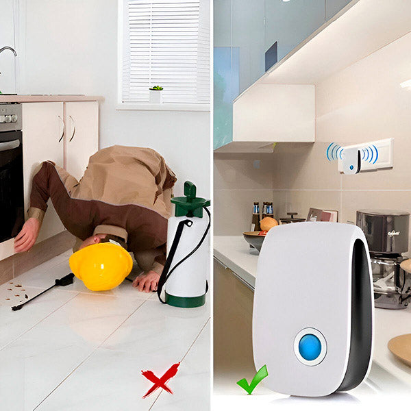 Repelente de Plagas | Protección Contra Insectos Sin Productos Químicos | Plug and Play