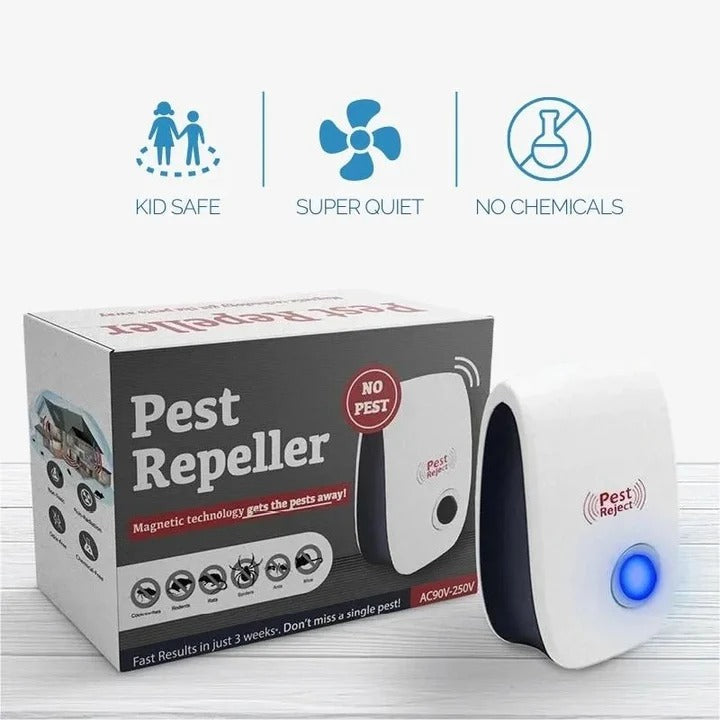Repelente eléctrico ultrasónico de moscas para enchufe