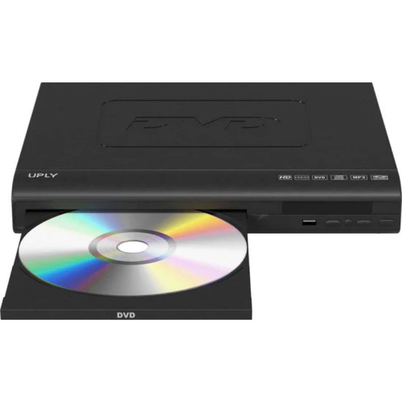 Reproductor de DVD compacto con salida HDMI y reproducción multirregión (Region-Free)