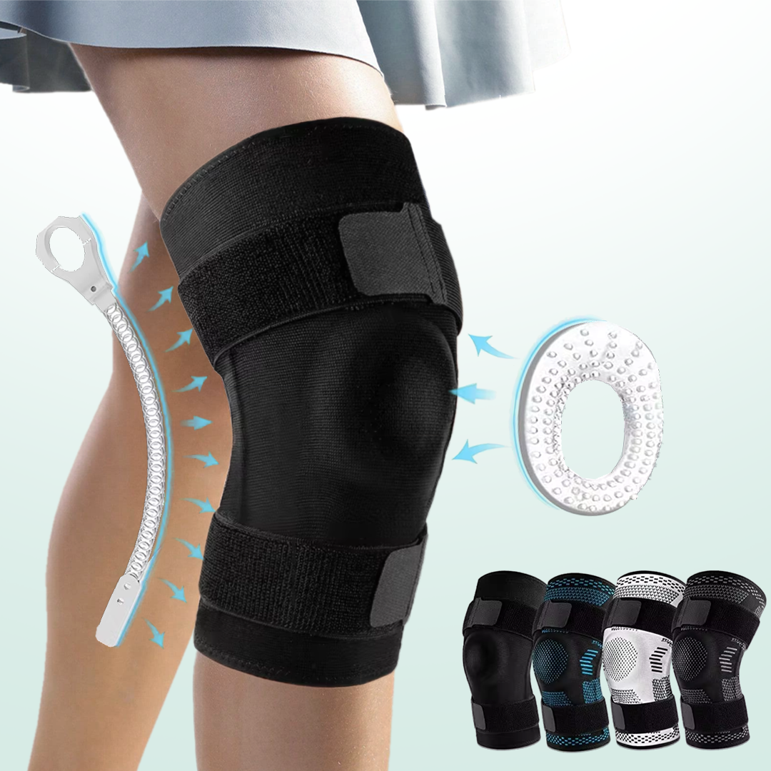 Rodillera de soporte para alivio del dolor y estabilidad