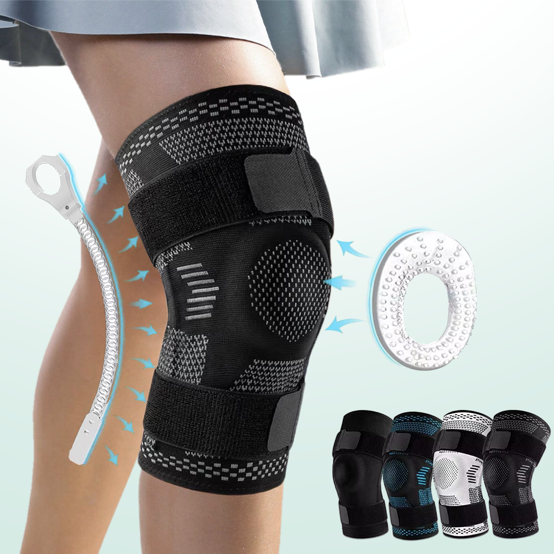Rodillera de soporte para alivio del dolor y estabilidad