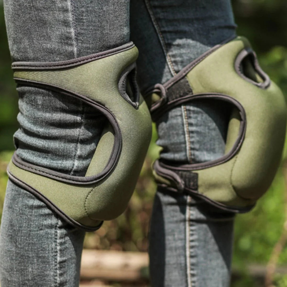 Rodilleras para jardinería con acolchado extra