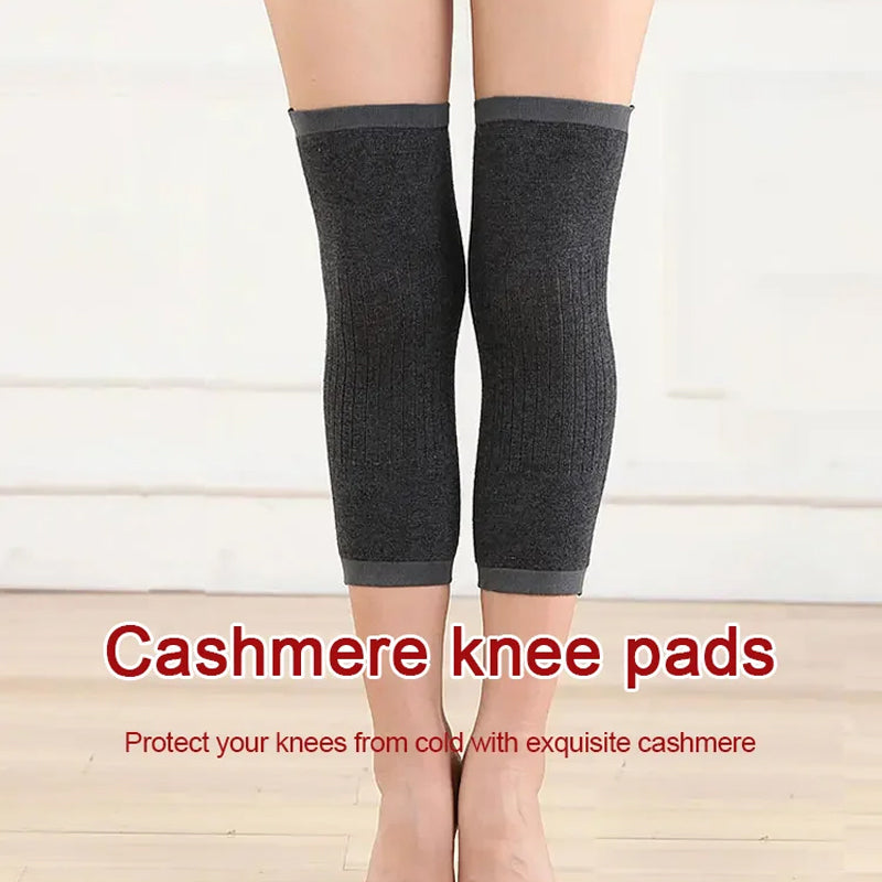 Rodilleras térmicas unisex de cachemira para soporte articular