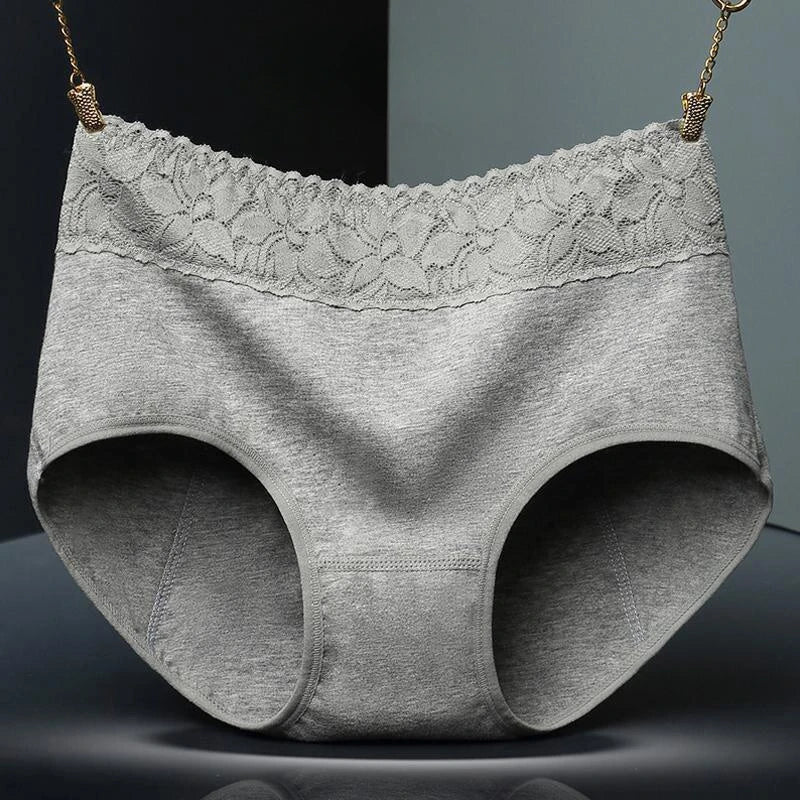 Ropa interior de algodón sin costuras y a prueba de fugas para mujer