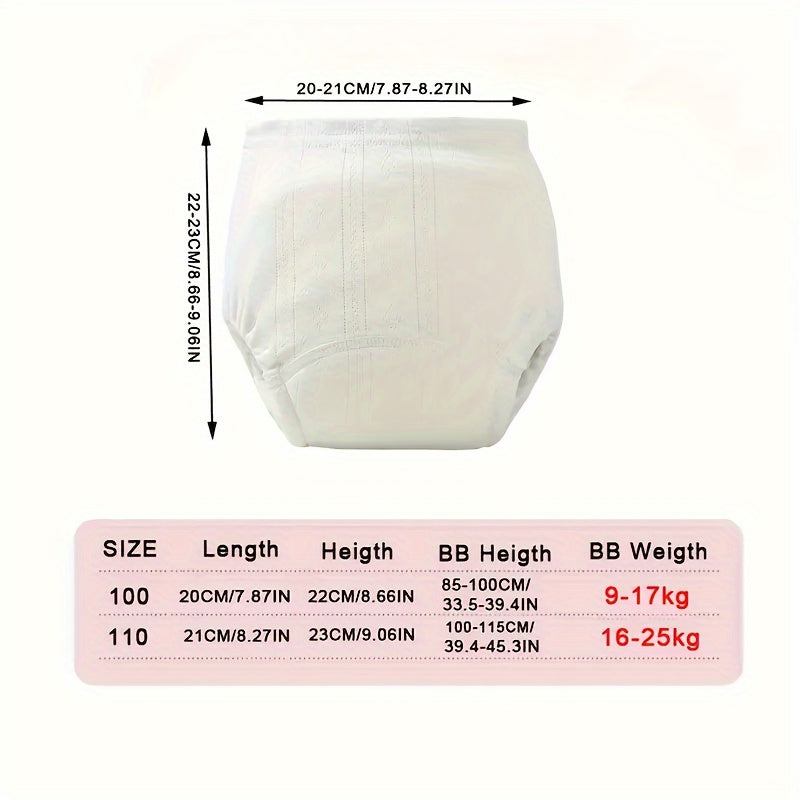 Ropa Interior de Aprendizaje Infantil – Reutilizable, Transpirable e Impermeable para un Entrenamiento Cómodo para Ir al Orinal