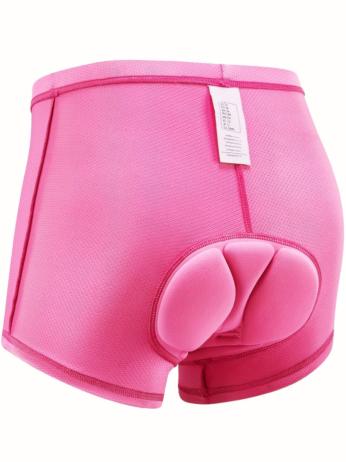 Ropa interior de ciclismo para mujer con acolchado 4D: ligera y transpirable para ciclismo y actividades al aire libre