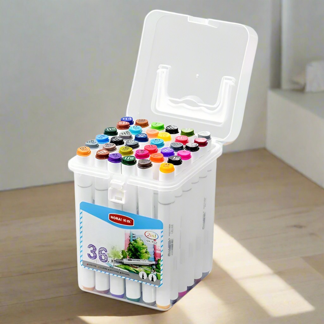Rotuladores artísticos lavables de doble punta para niños y adultos