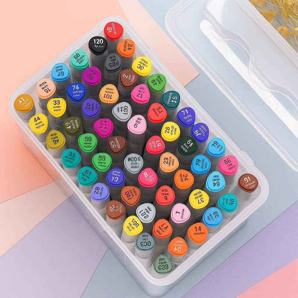 Rotuladores artísticos lavables de doble punta para niños y adultos