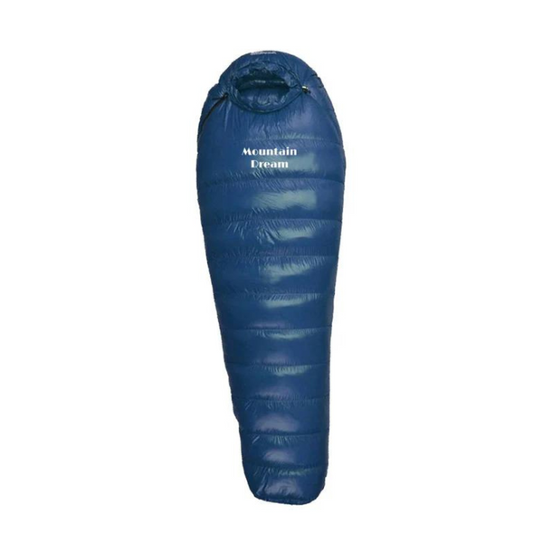 Saco de dormir de invierno – Aislamiento de plumas, nailon ripstop 400T, clasificación térmica de 20 °C