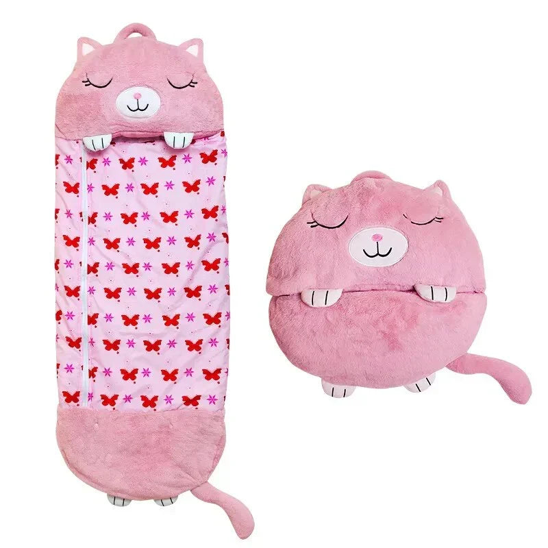 Saco de dormir infantil y peluche 2 en 1