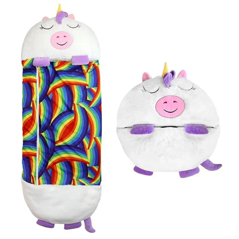 Saco de dormir infantil y peluche 2 en 1