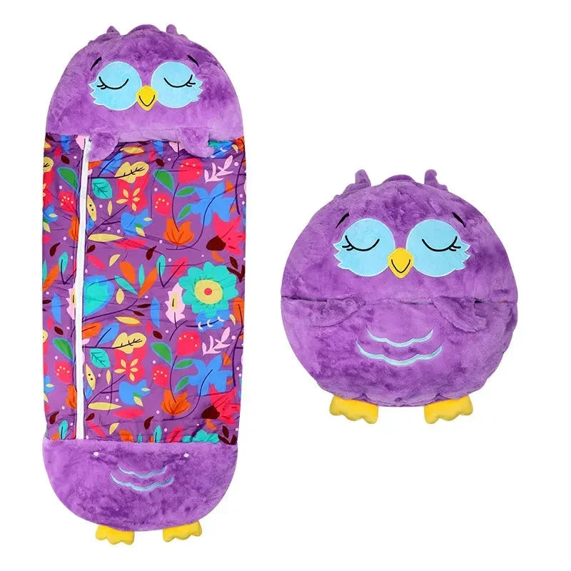 Saco de dormir infantil y peluche 2 en 1