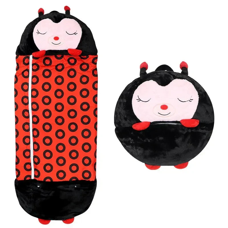Saco de dormir infantil y peluche 2 en 1