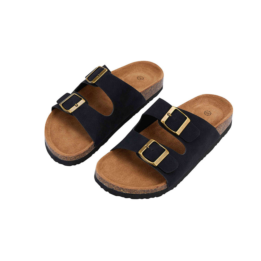 Sandalias clásicas con tiras - Negro, marrón o beige
