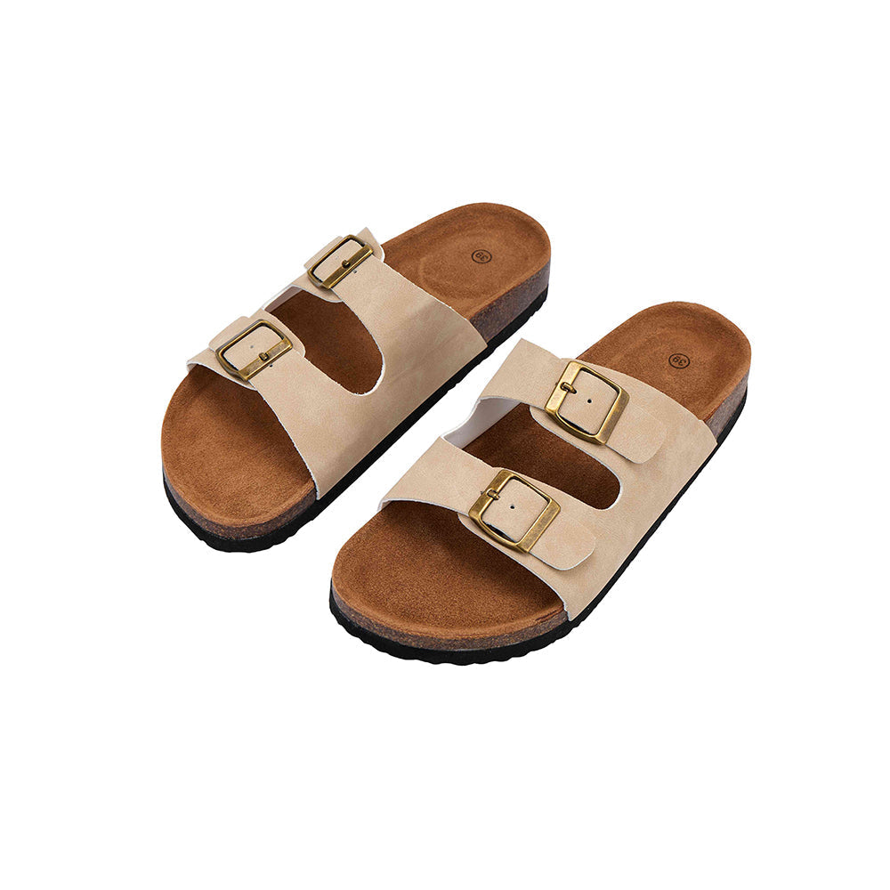 Sandalias clásicas con tiras - Negro, marrón o beige