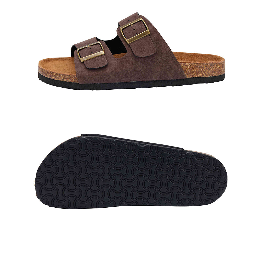 Sandalias clásicas con tiras - Negro, marrón o beige